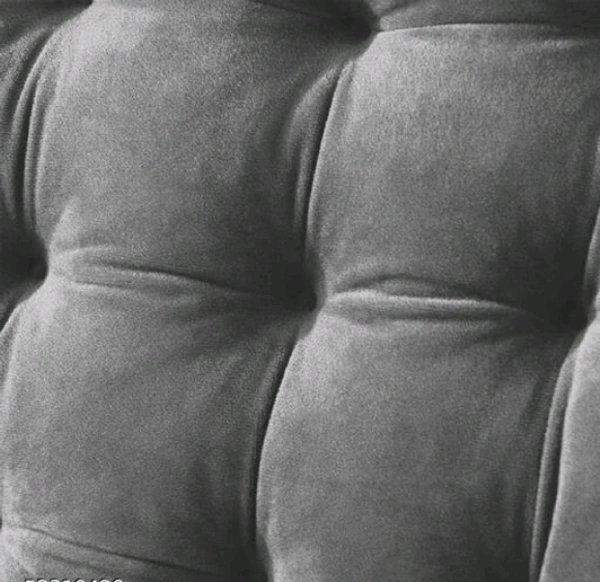 Mom's Moon Soft Velvet Chair Pad/Chair Cushion for Rocking Chair /Office/ Home in Outdoor and Indoor /Resting on Floor Set of 1 ( 18 x 50 Inch Grey ) - Grey